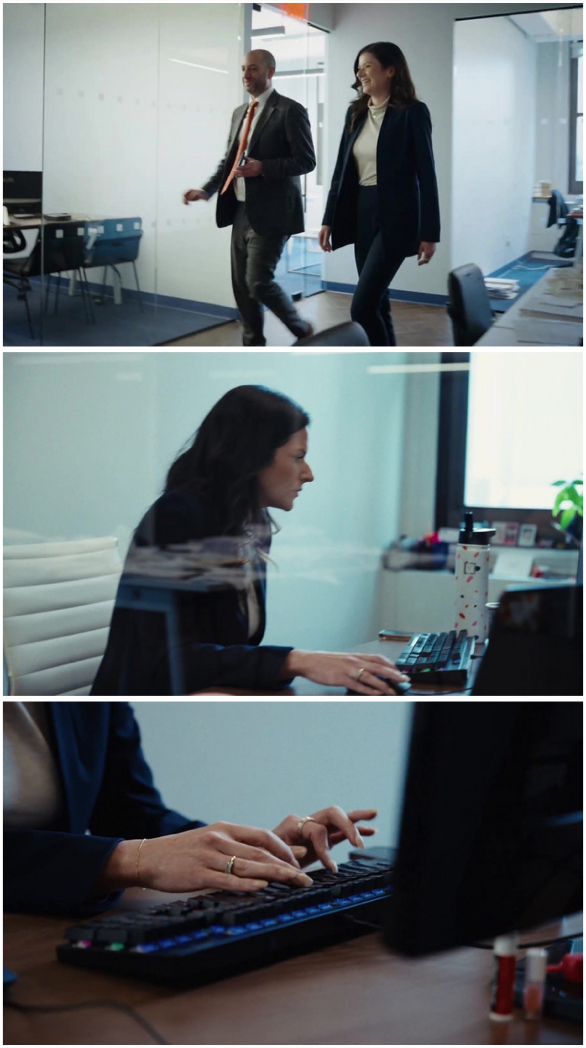 The Spodek Law Group office at work - three frames
