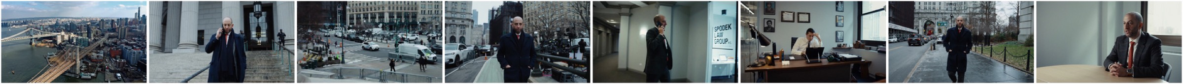 One day on the record - bridges, courthouse steps, and the Spodek Law Group office