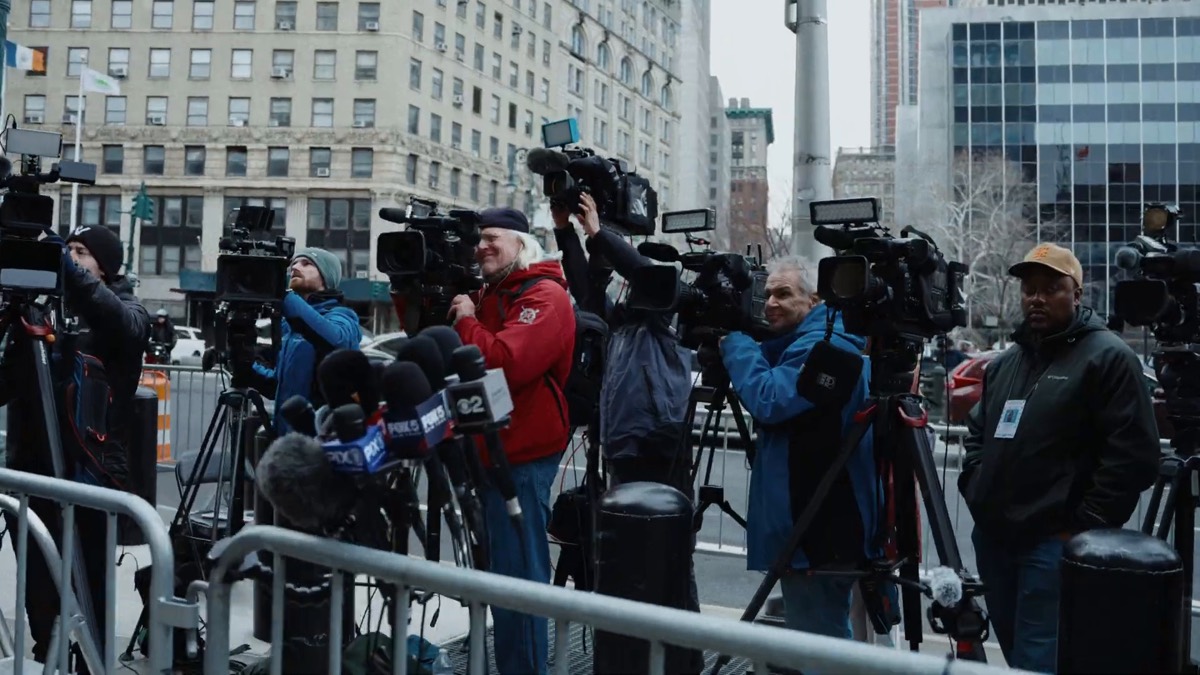 The press line